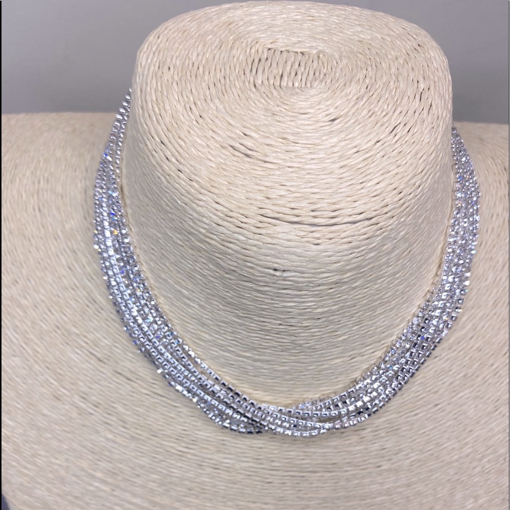Silver Studded Choker